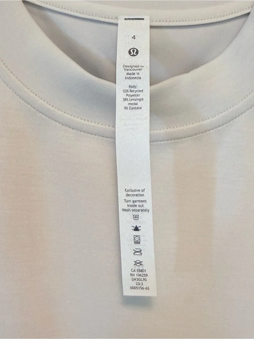 NWOT Lululemon Perfectly Oversized Cropped Crew 4 - Picture 2 of 4